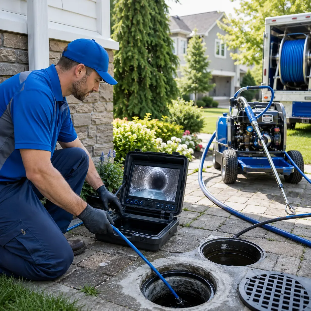 Outdoor drain cleaning professionals serving Lavinia, TN